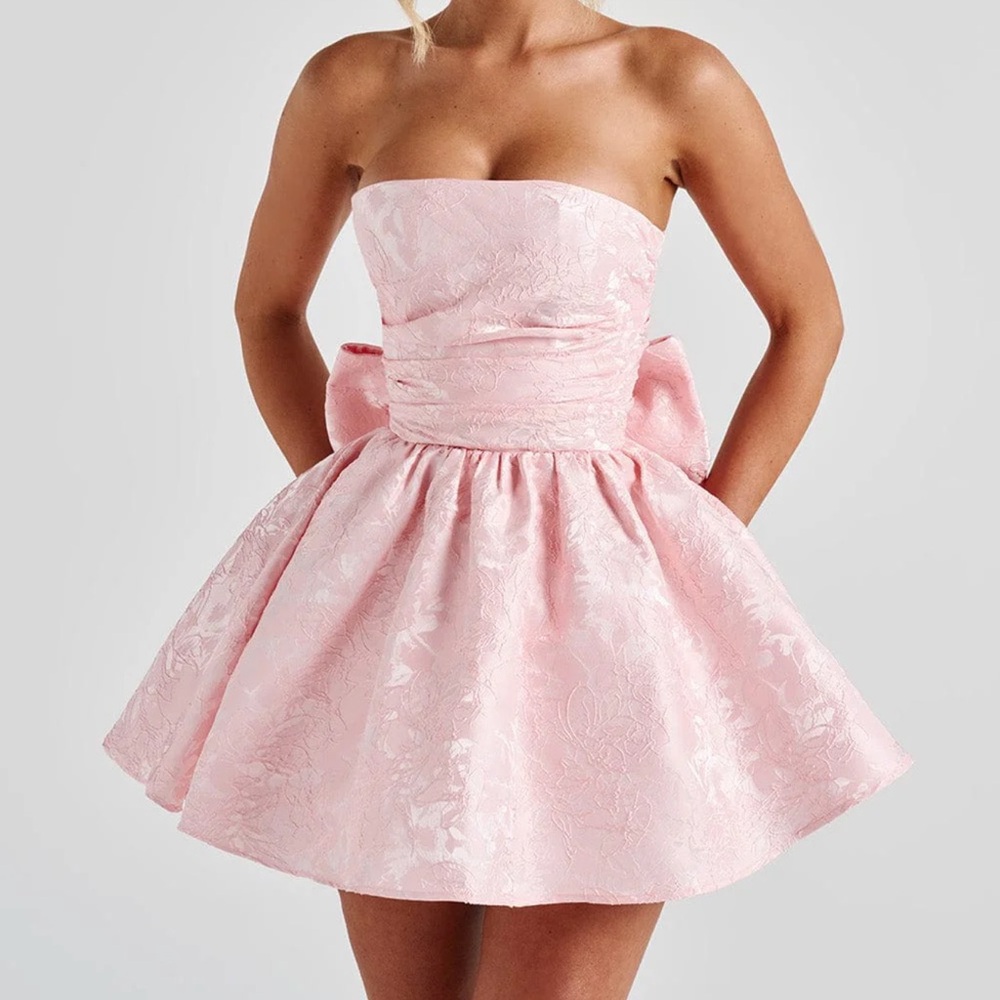 SALOME MINI DRESS - BLUSH